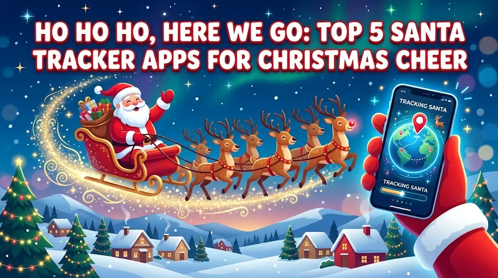 Ho Ho Ho, Here We Go: Top 5 Santa Tracker Apps for Christmas Cheer