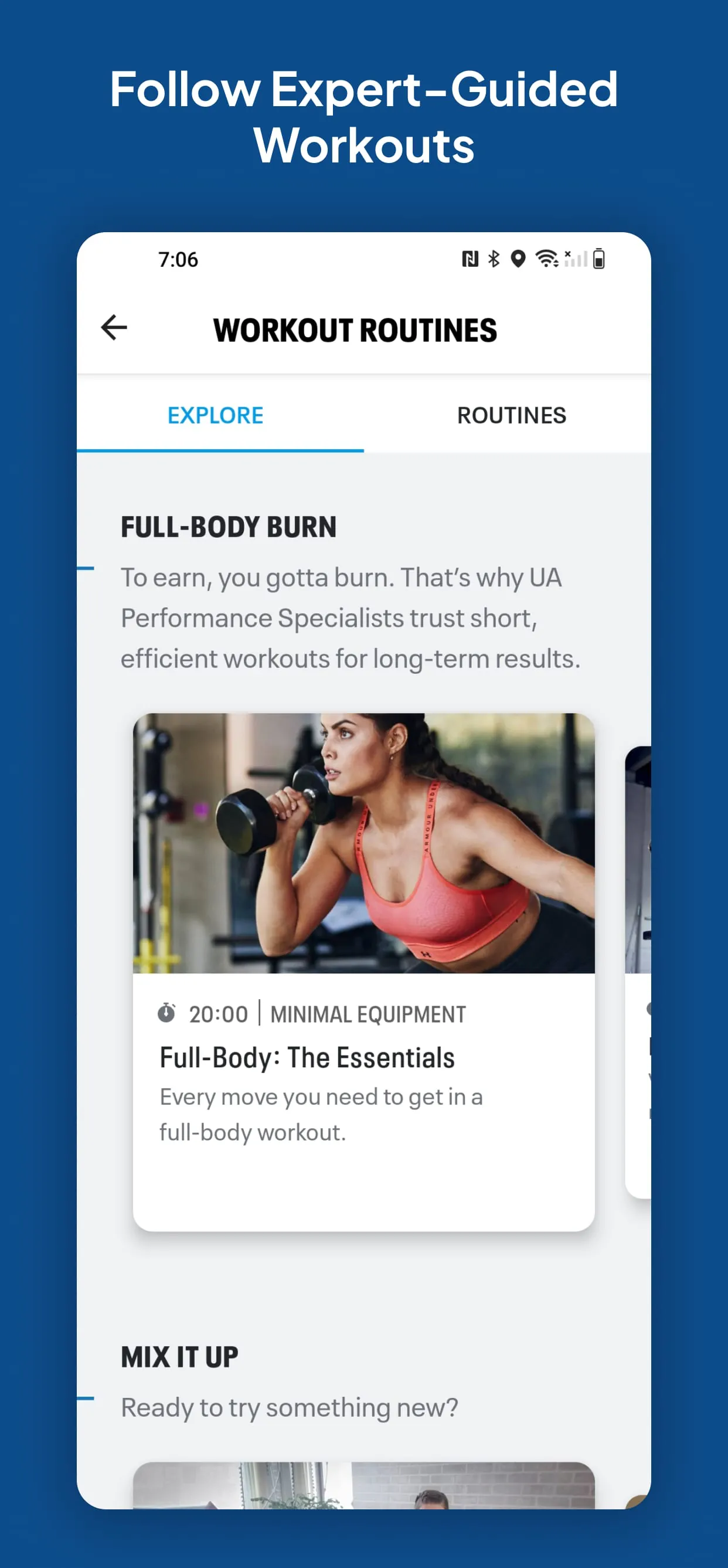 Map My Fitness Workout Trainer