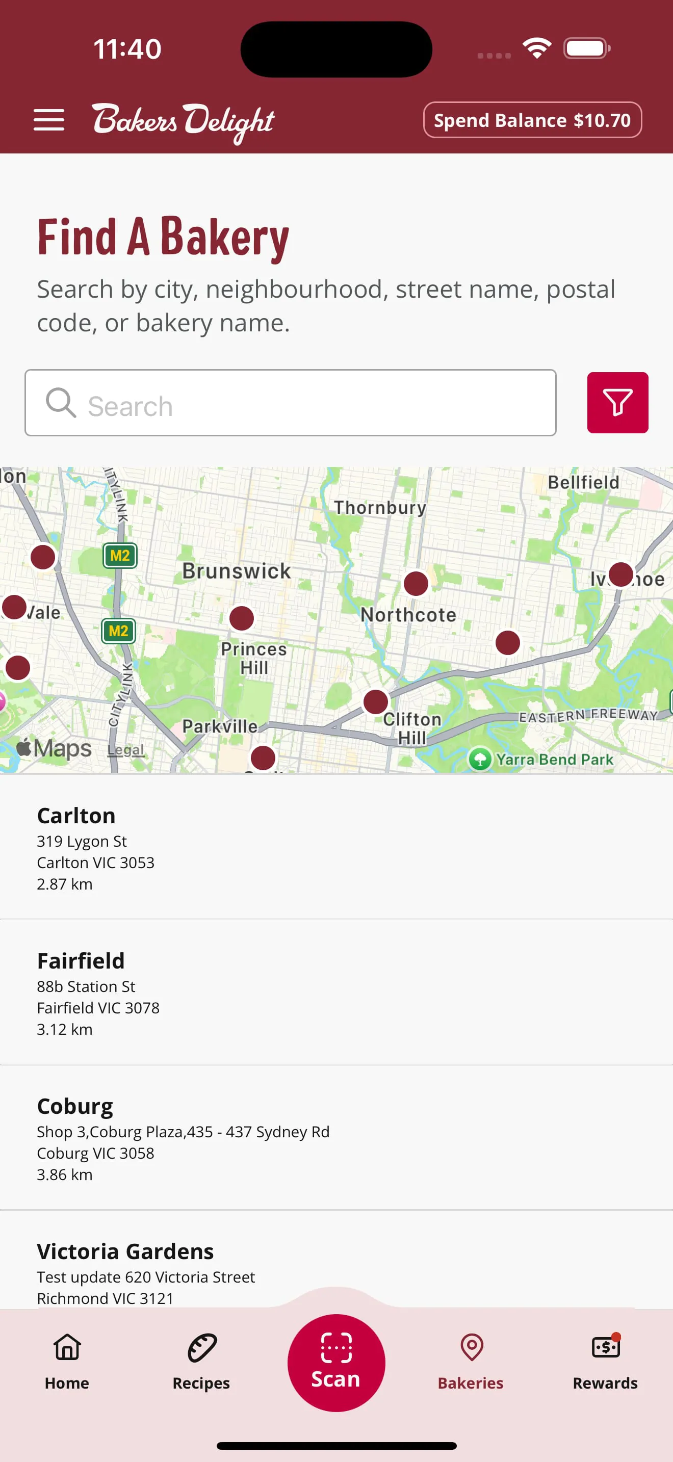 Bakers Delight Dough Getters
