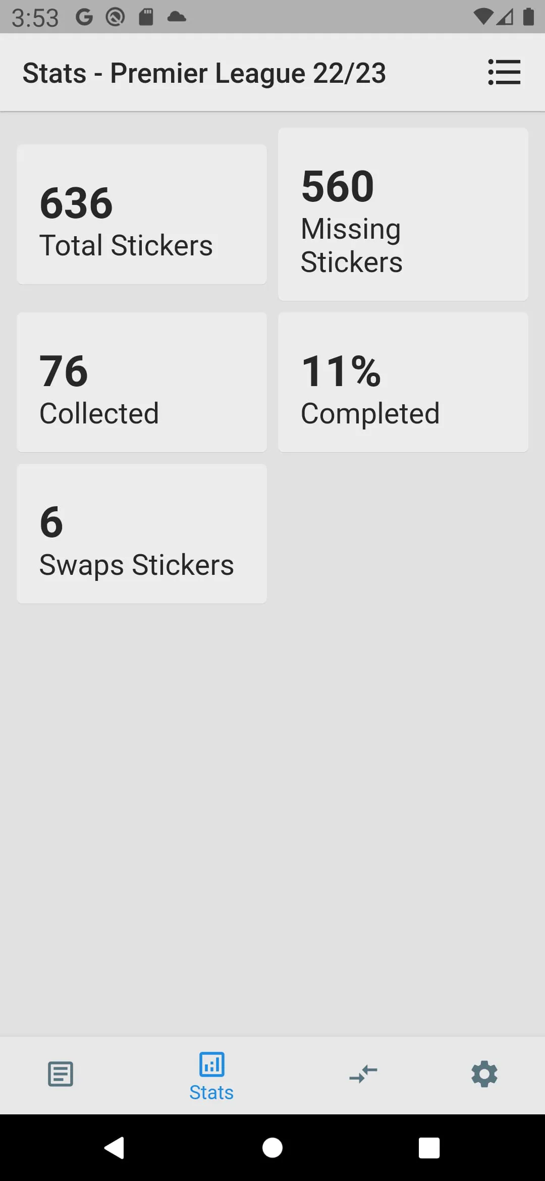 Figuritas: Sticker Collector