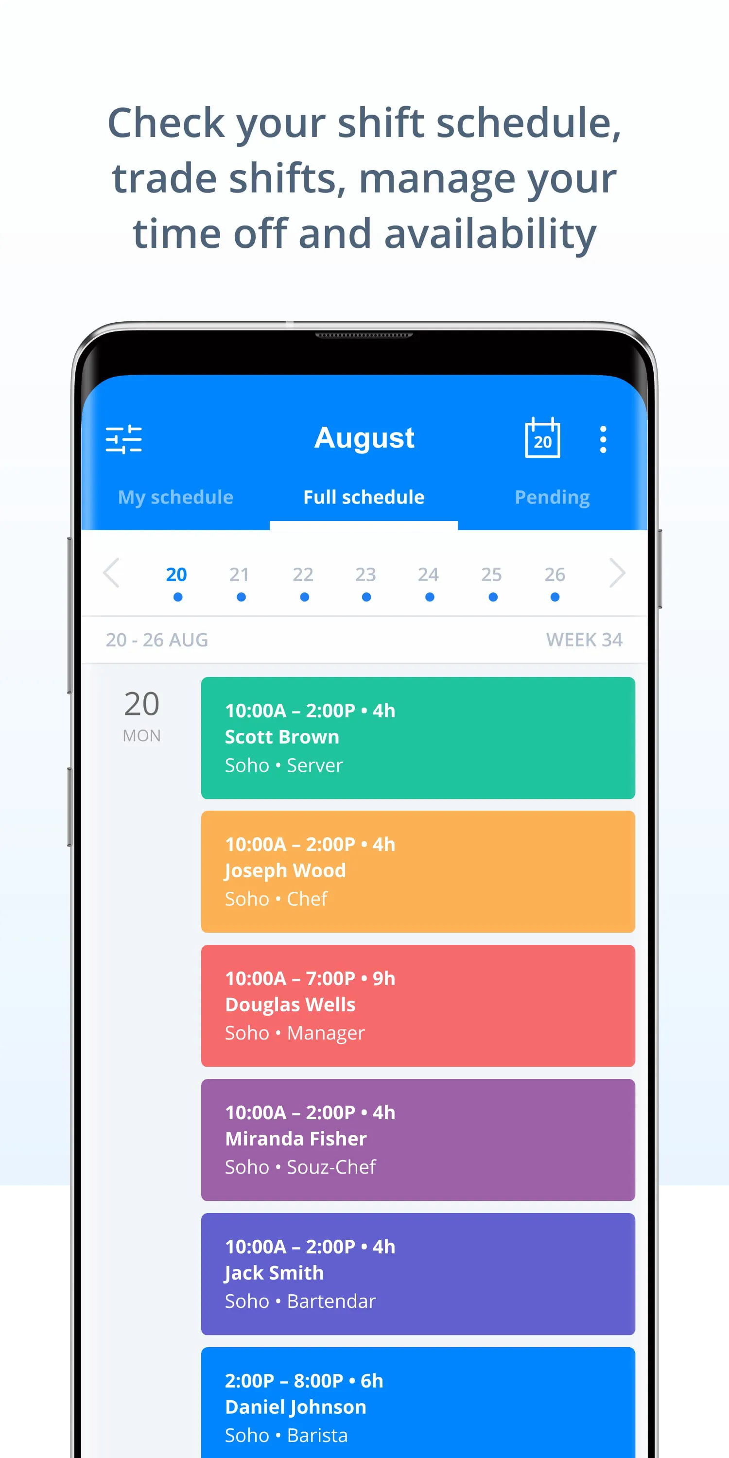 Sling: Employee Scheduling App