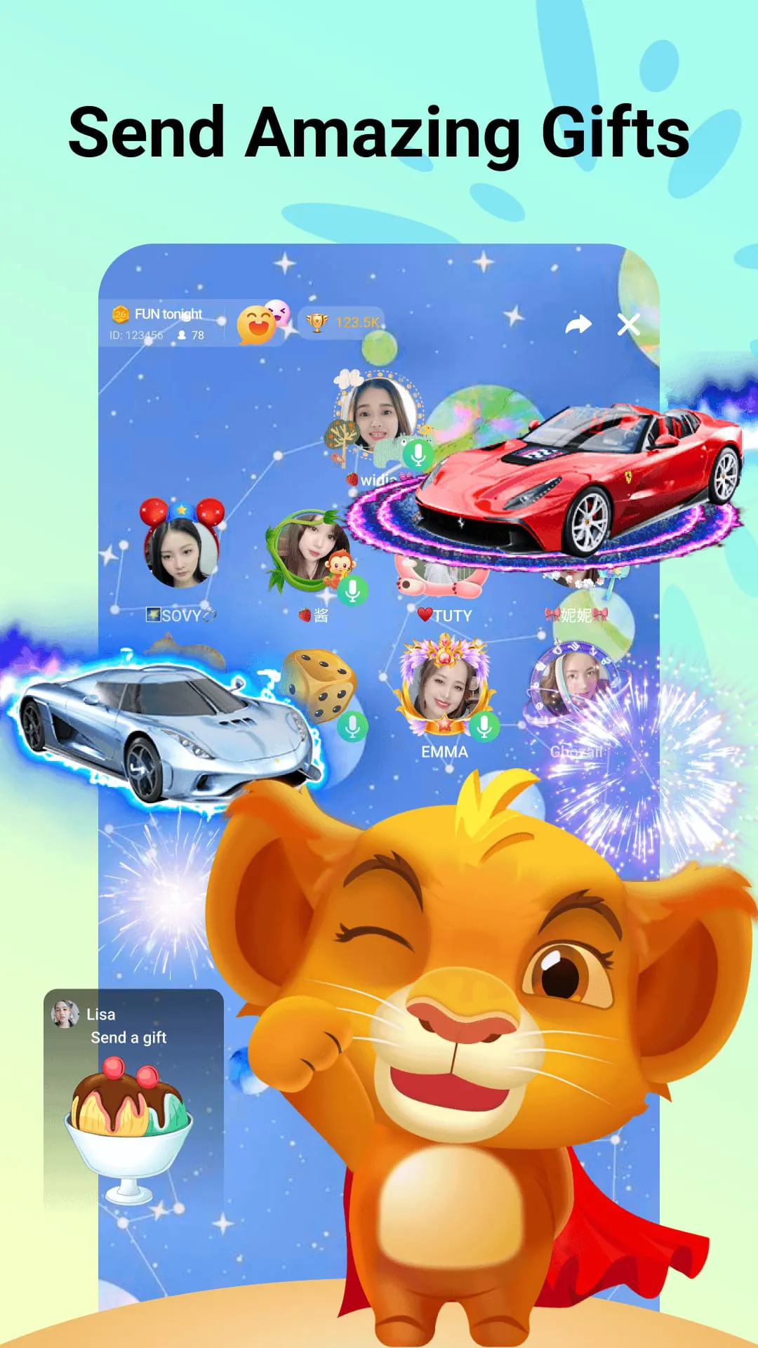 YoYo - Voice Chat Room, Games