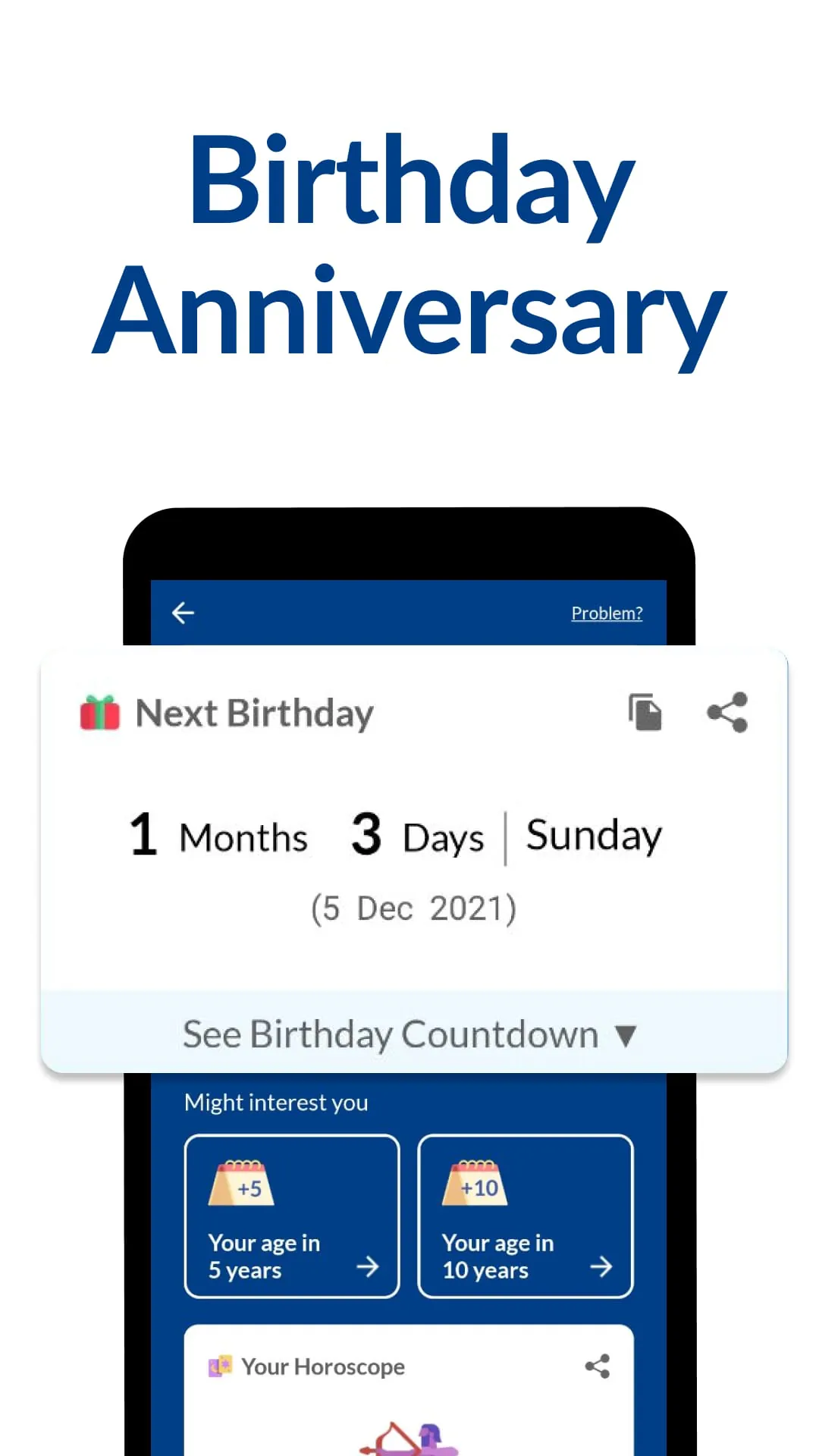 Age Calculator: Date of Birth