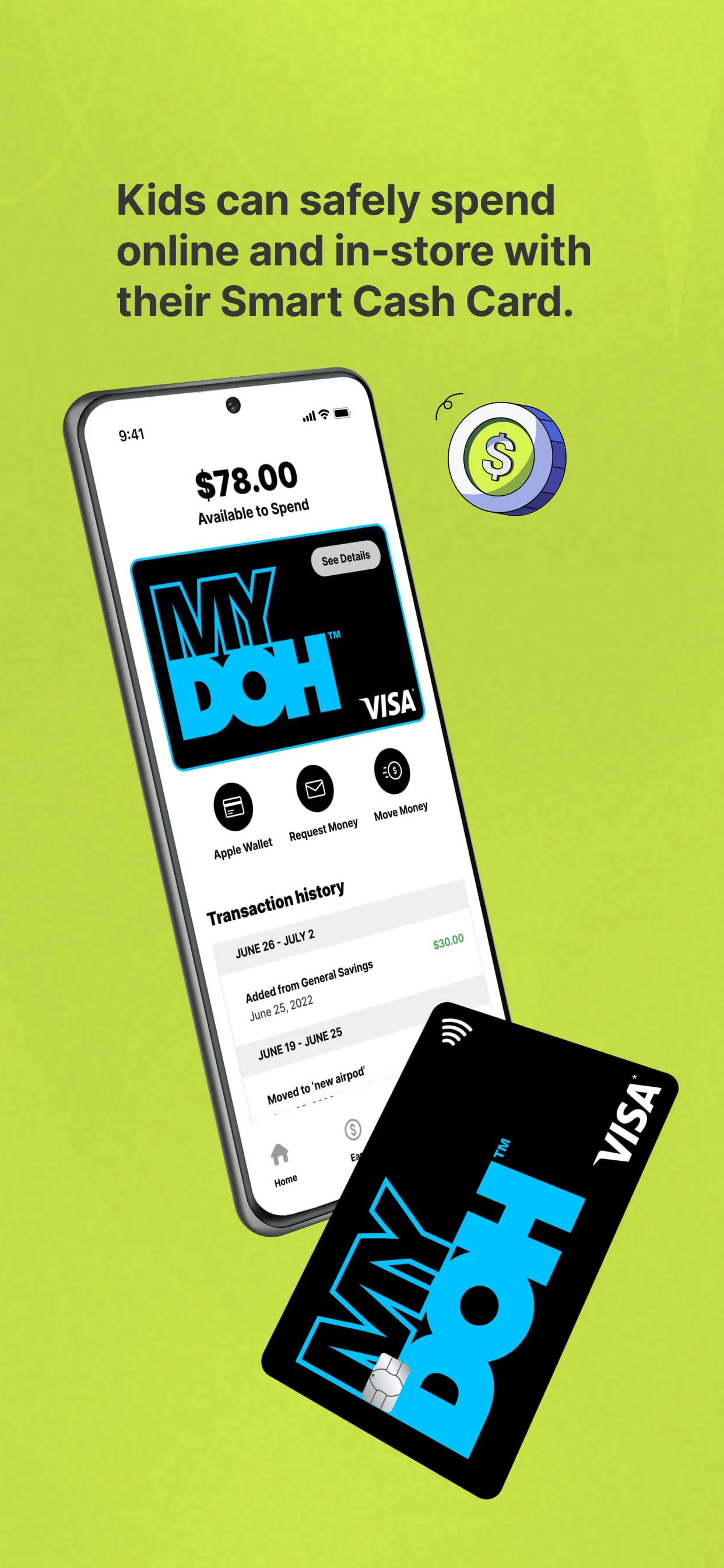 Mydoh - Youth Money App & Card