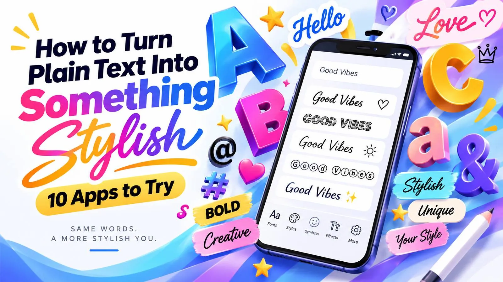 How to Turn Plain Text Into Something Stylish With These 10 Apps