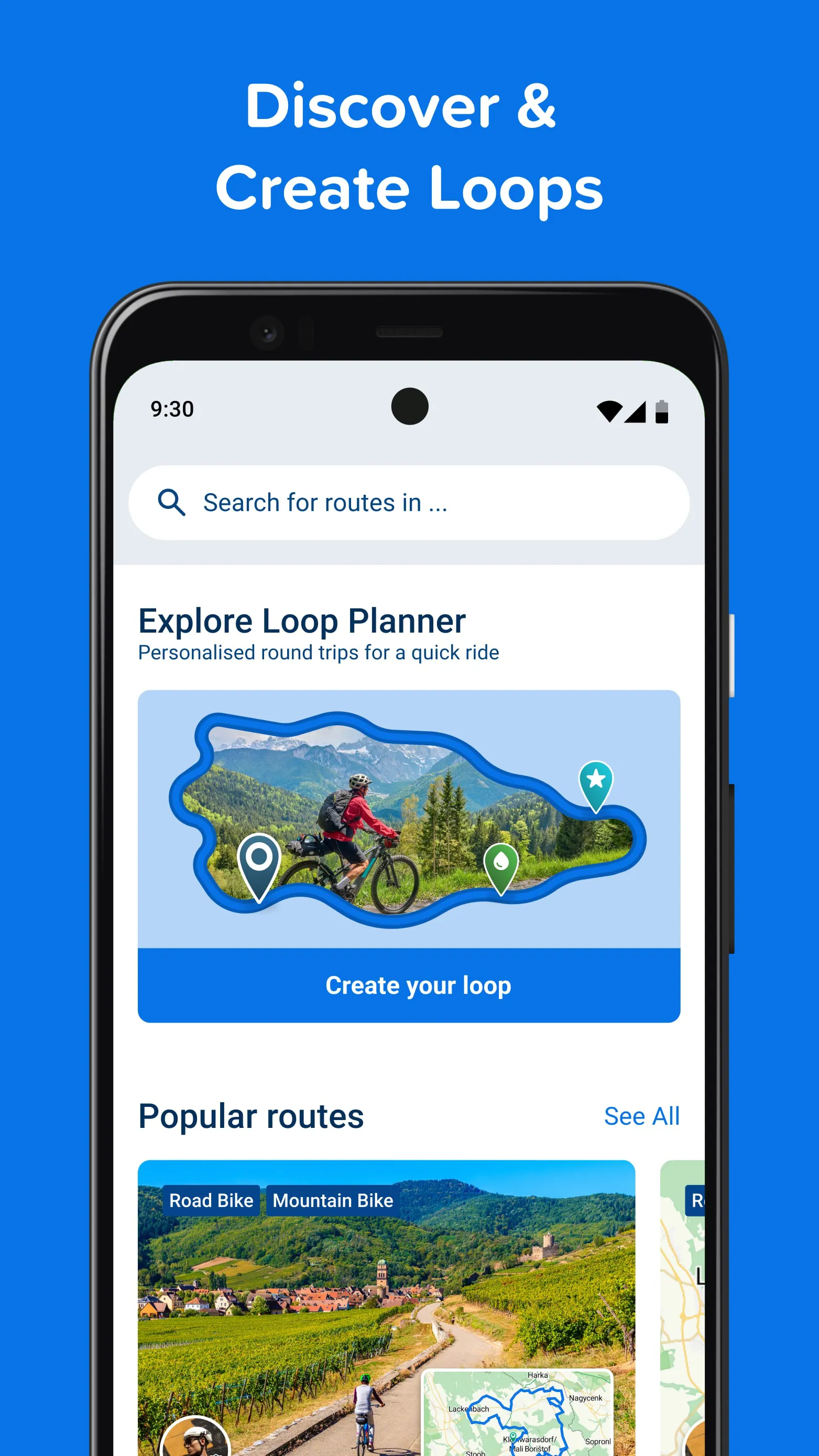 Bikemap: Cycling Tracker & GPS
