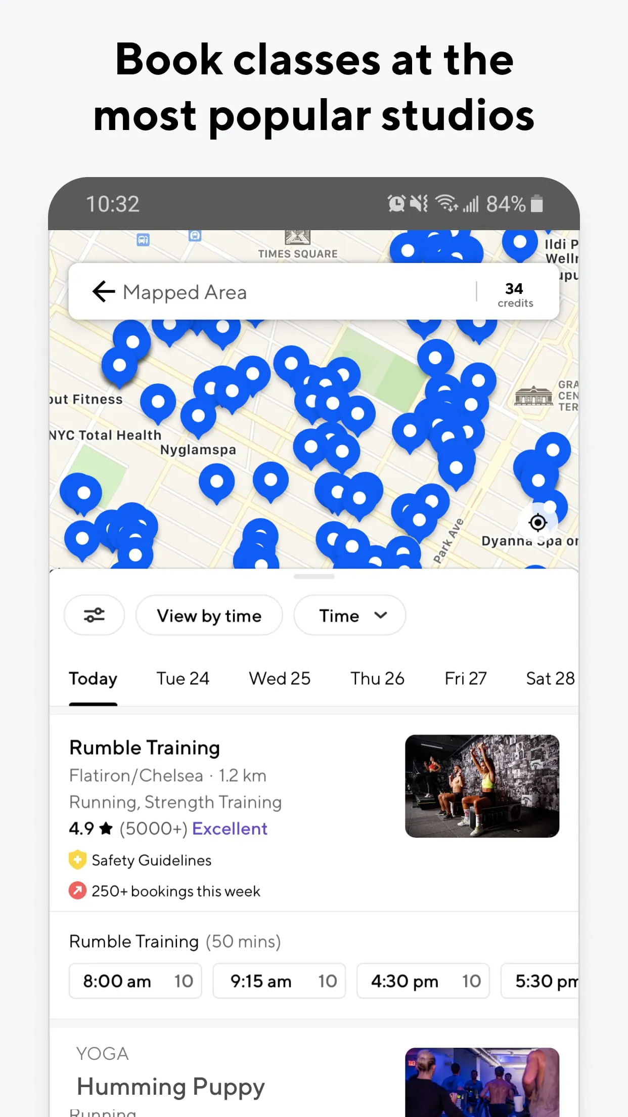 ClassPass: Fitness, Spa, Salon