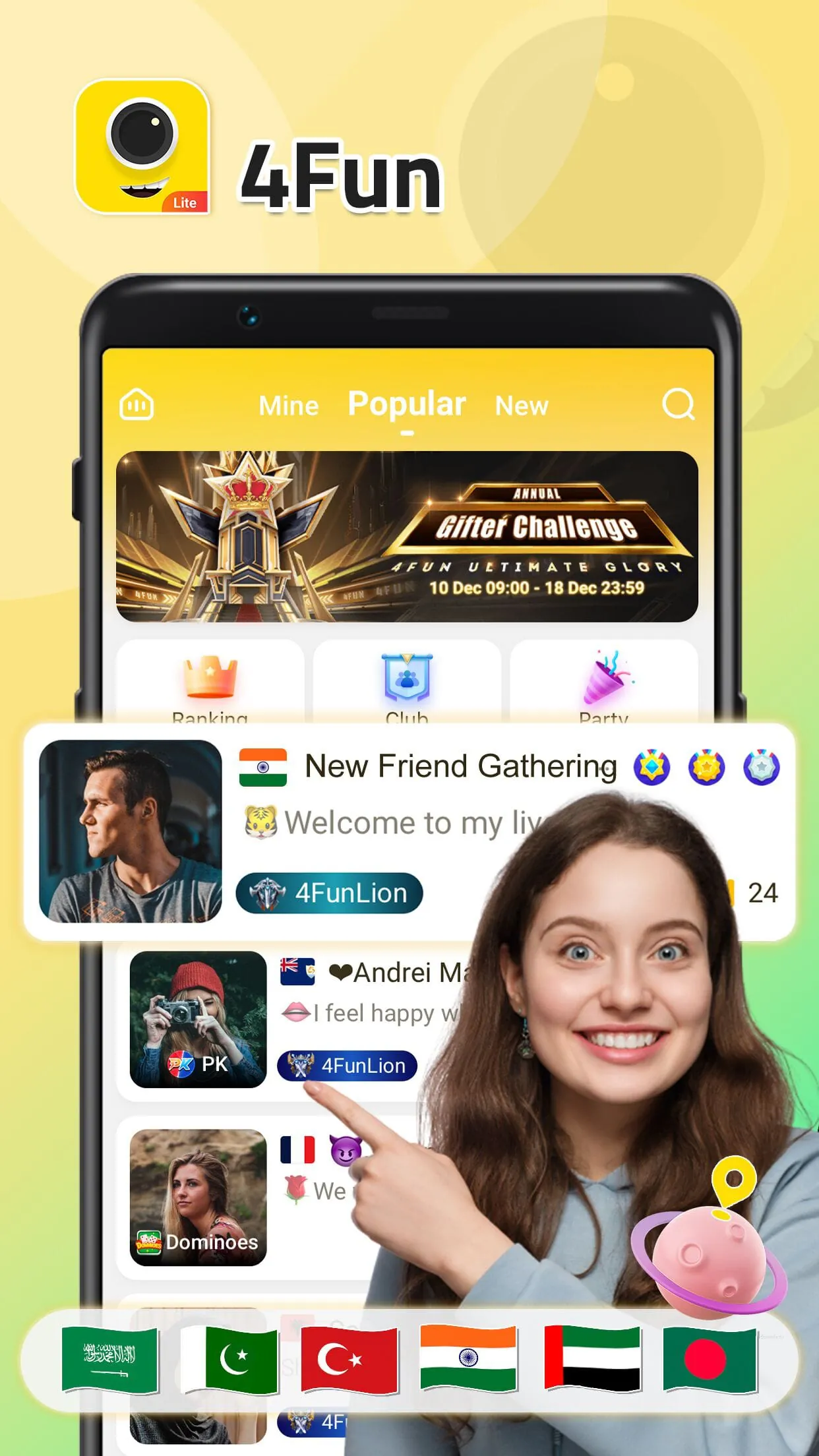 4Fun lite - Group Voice Chat