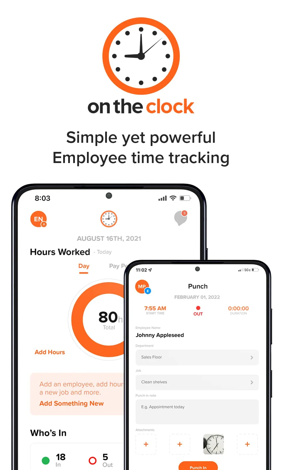 OnTheClock Employee Time Clock