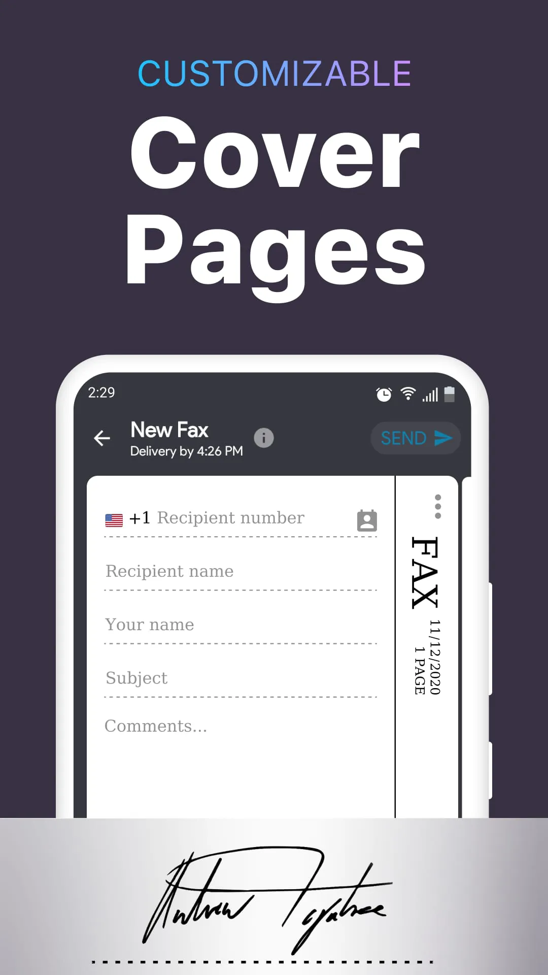 iFax - Send & receive fax app