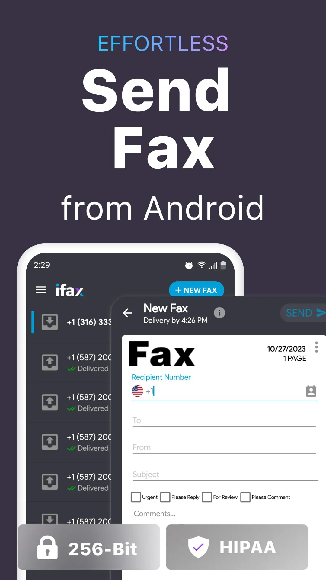 iFax - Send & receive fax app