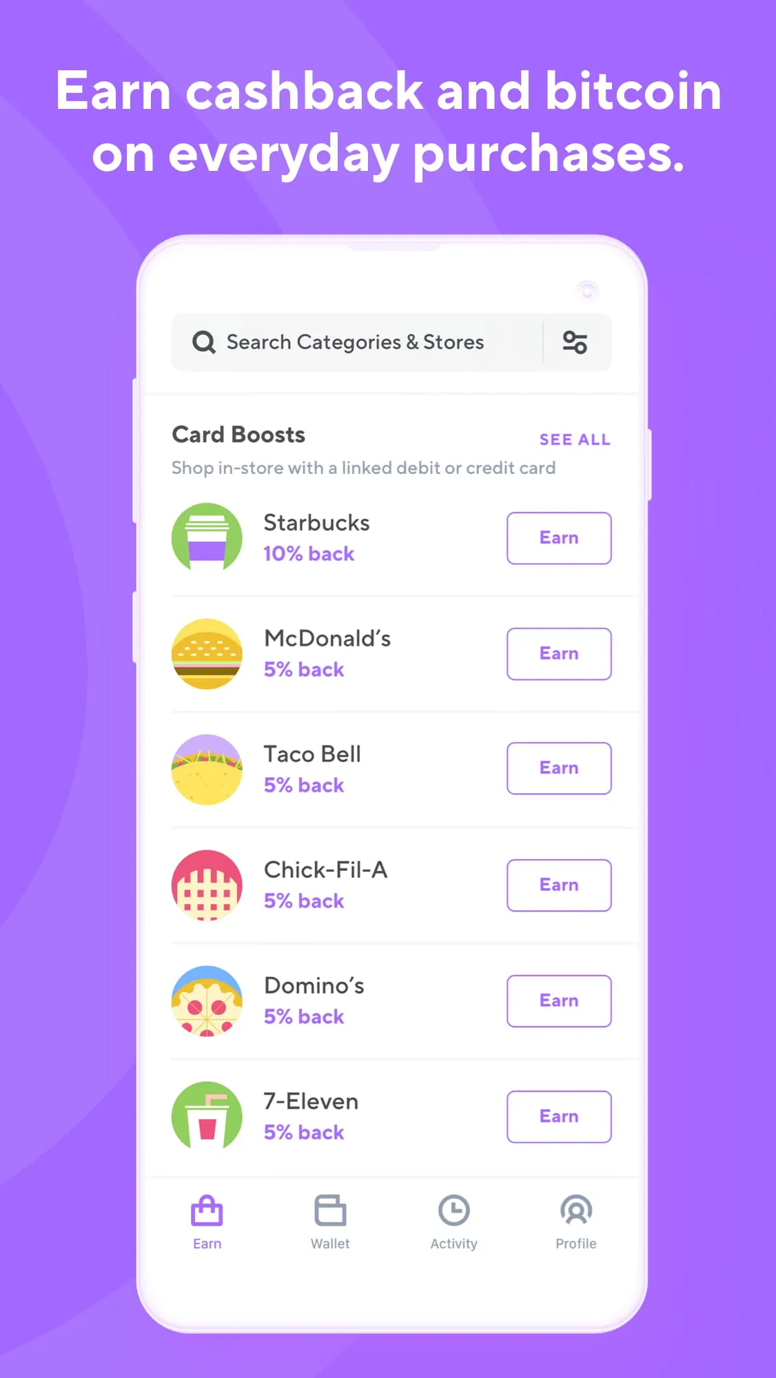 Lolli: Earn Cashback & Bitcoin