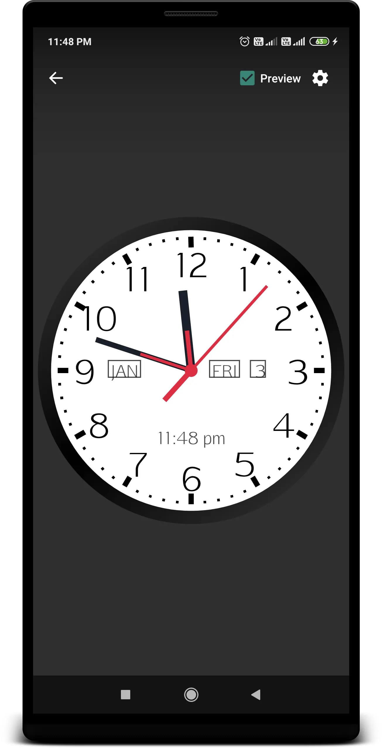 Analog Clock Live Wallpaper