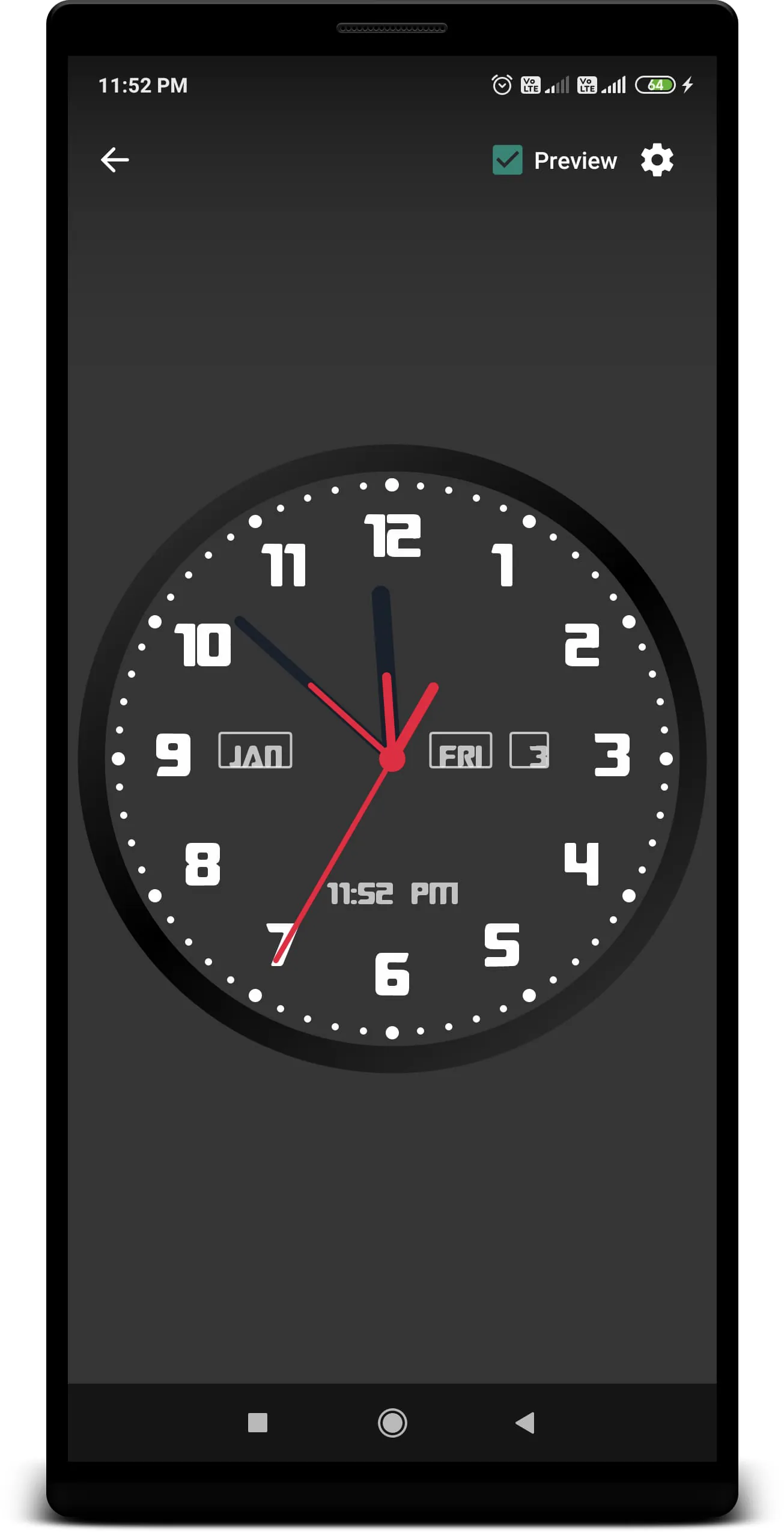 Analog Clock Live Wallpaper