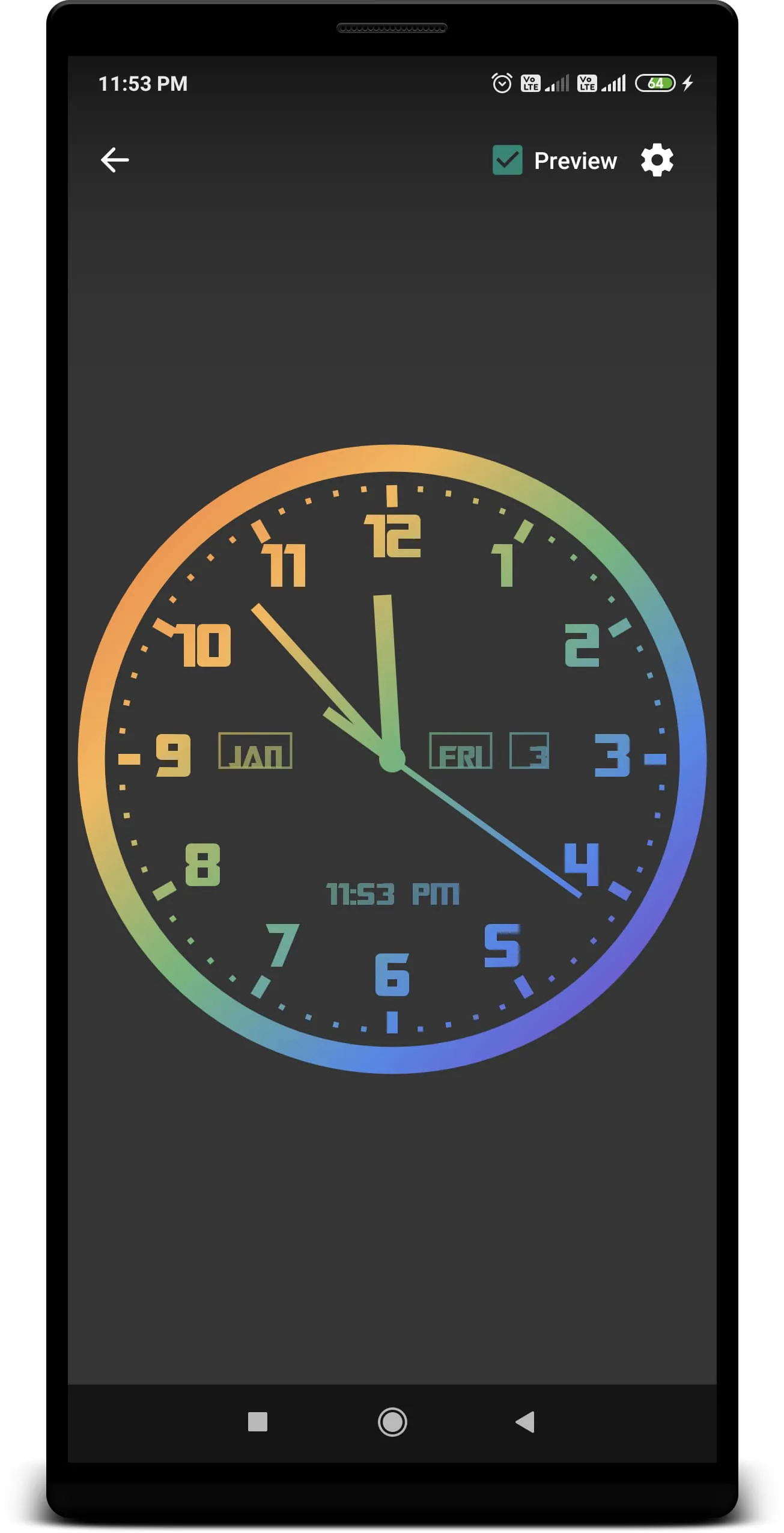 Analog Clock Live Wallpaper
