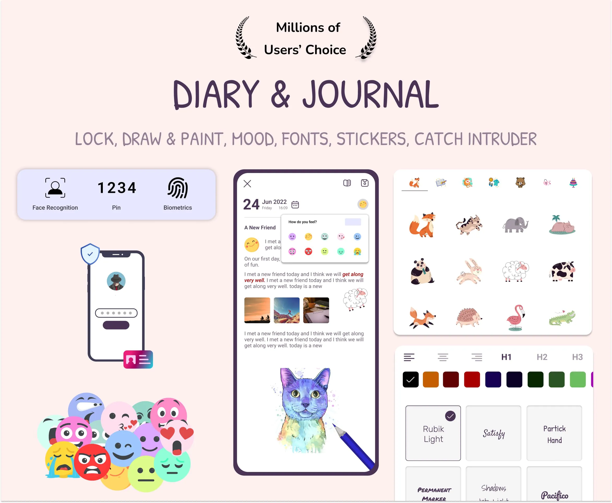 Daynote | Diary with Lock