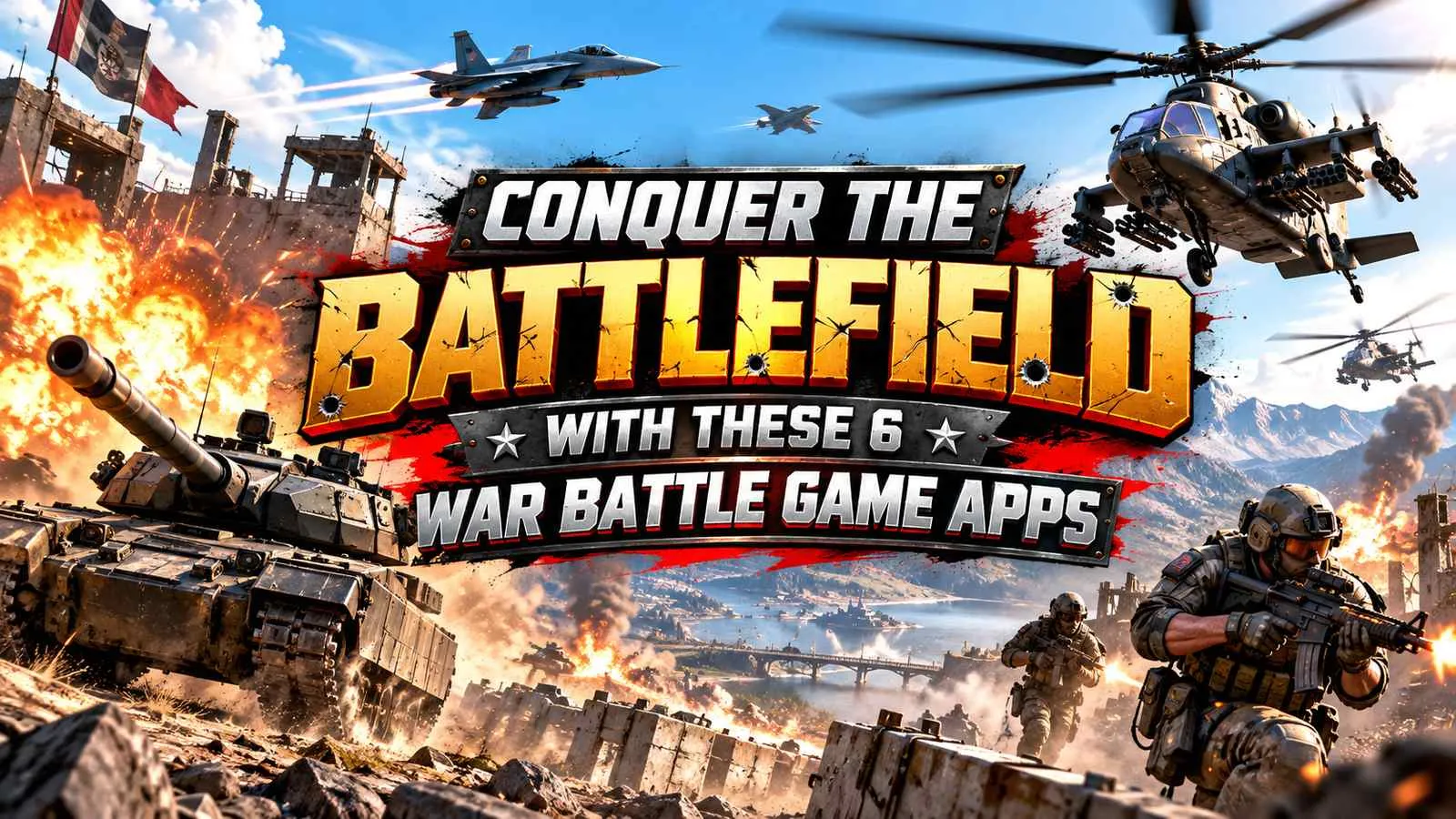Conquer the Battlefield with these 6 War Battle Game Apps