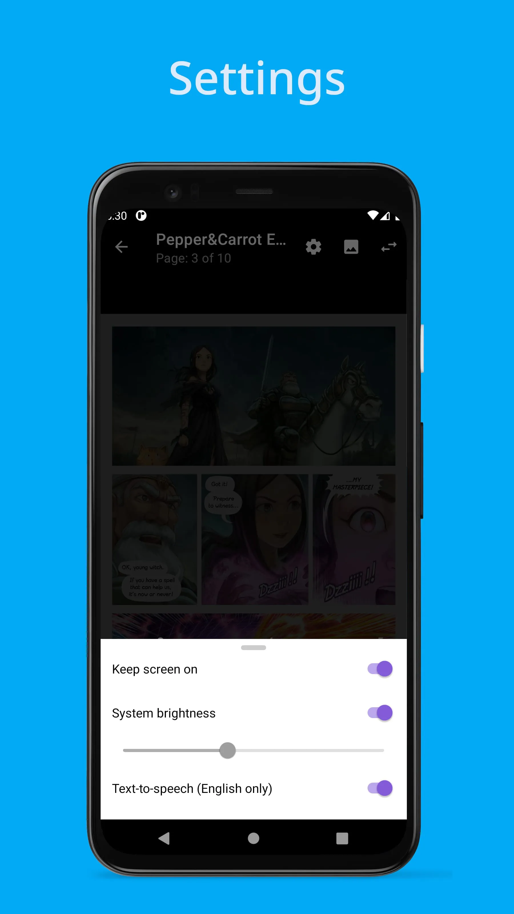 Seeneva: smart comic reader
