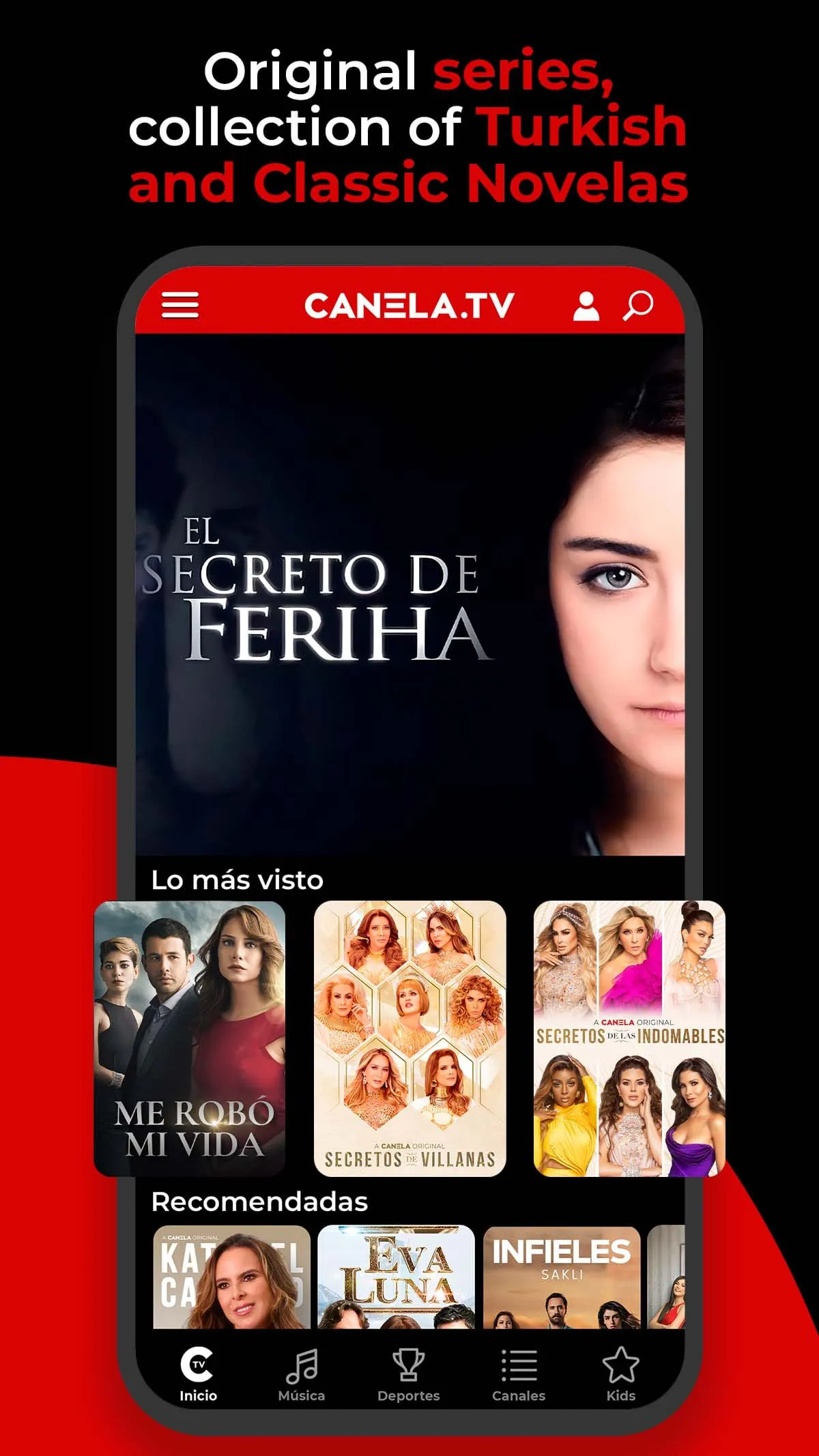 Canela.TV Series and movies