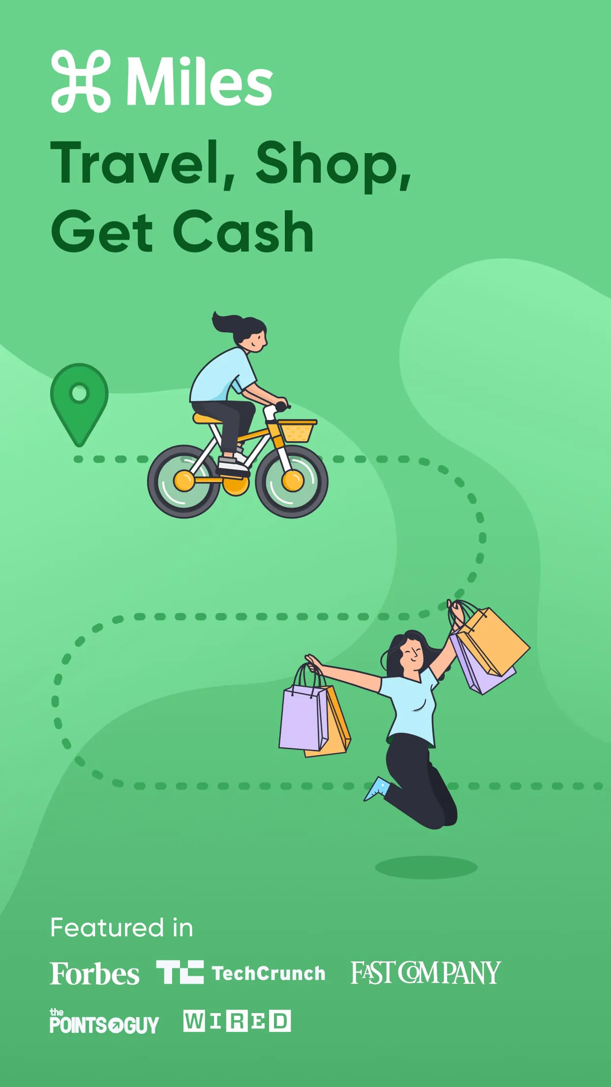 Miles - Travel, Shop, Get Cash