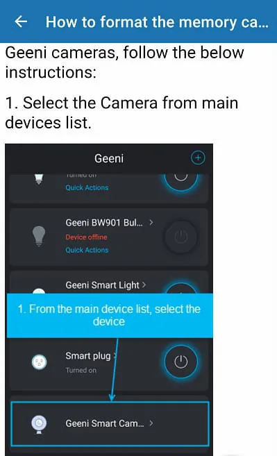 Geeni Smart Wifi Camera Guide