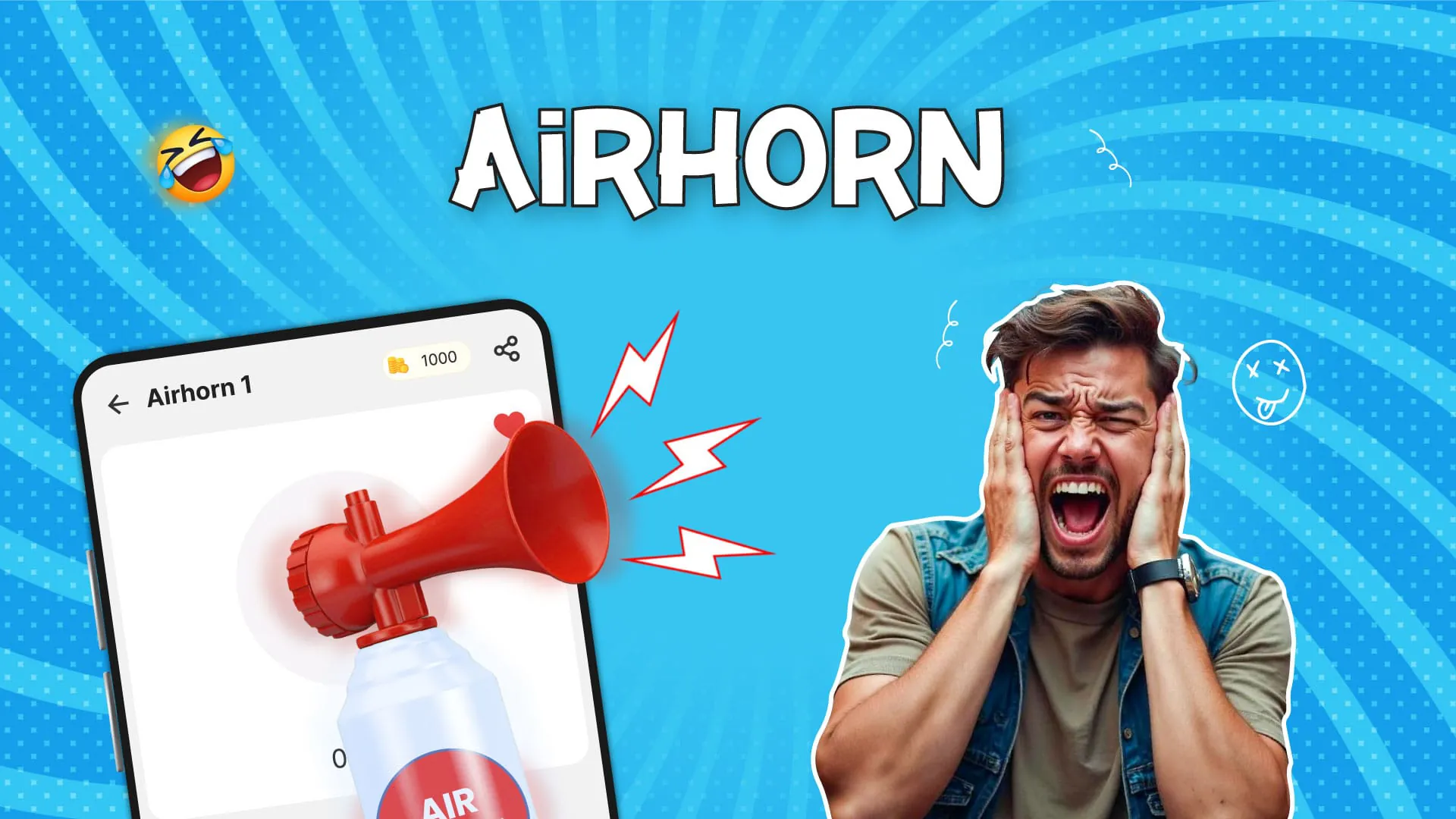 Funny Prank Sound Air Horn