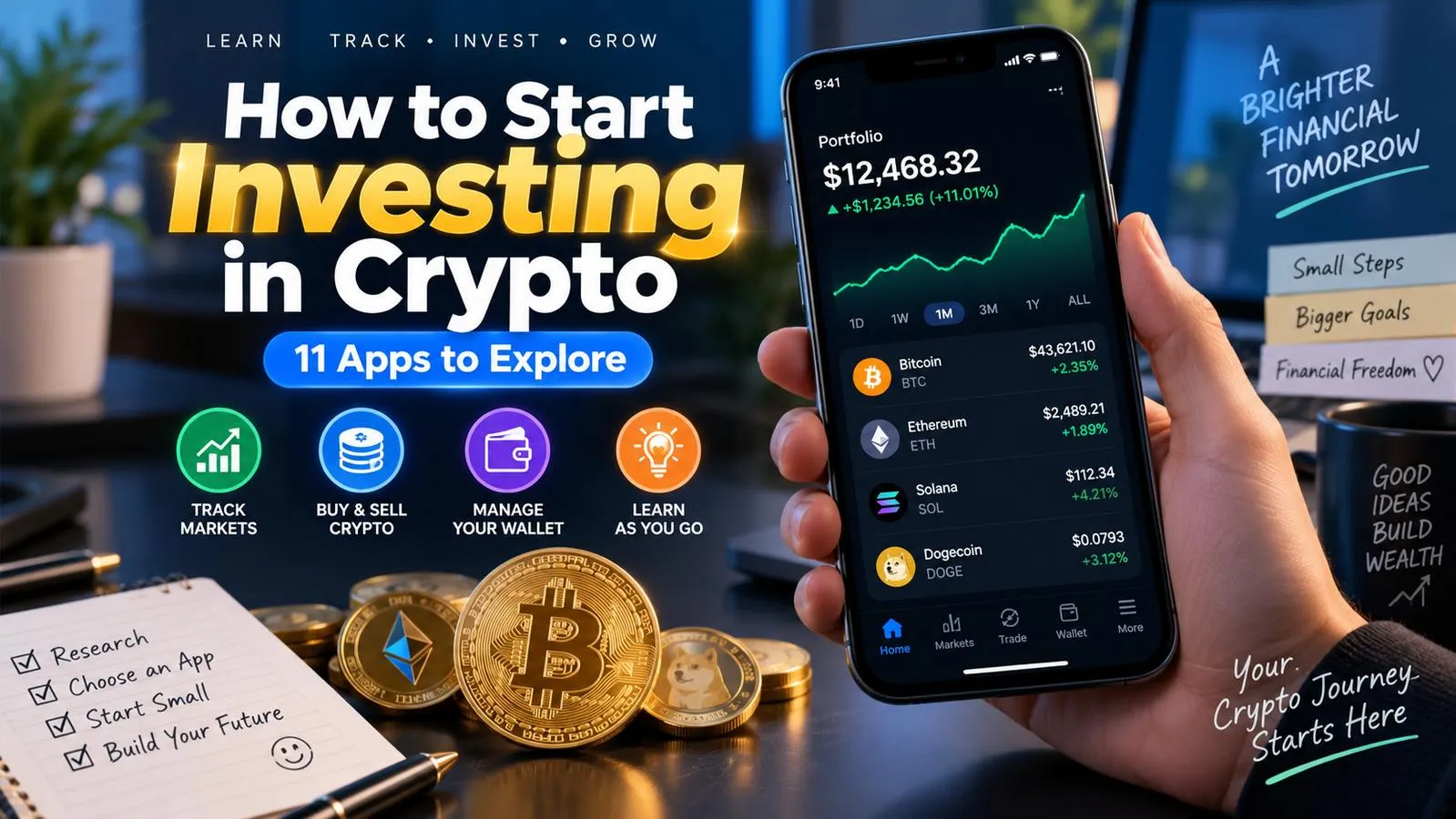 How to Start Investing in Crypto - 11 Apps to Explore