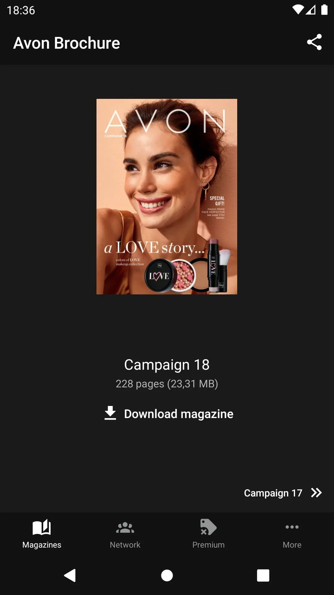 Avon Brochure - Catalog