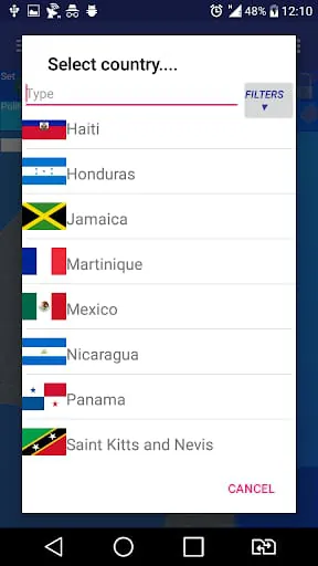 Map of North America