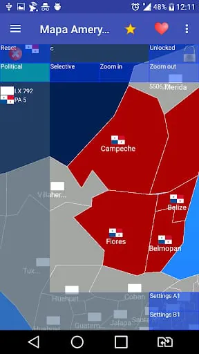 Map of North America