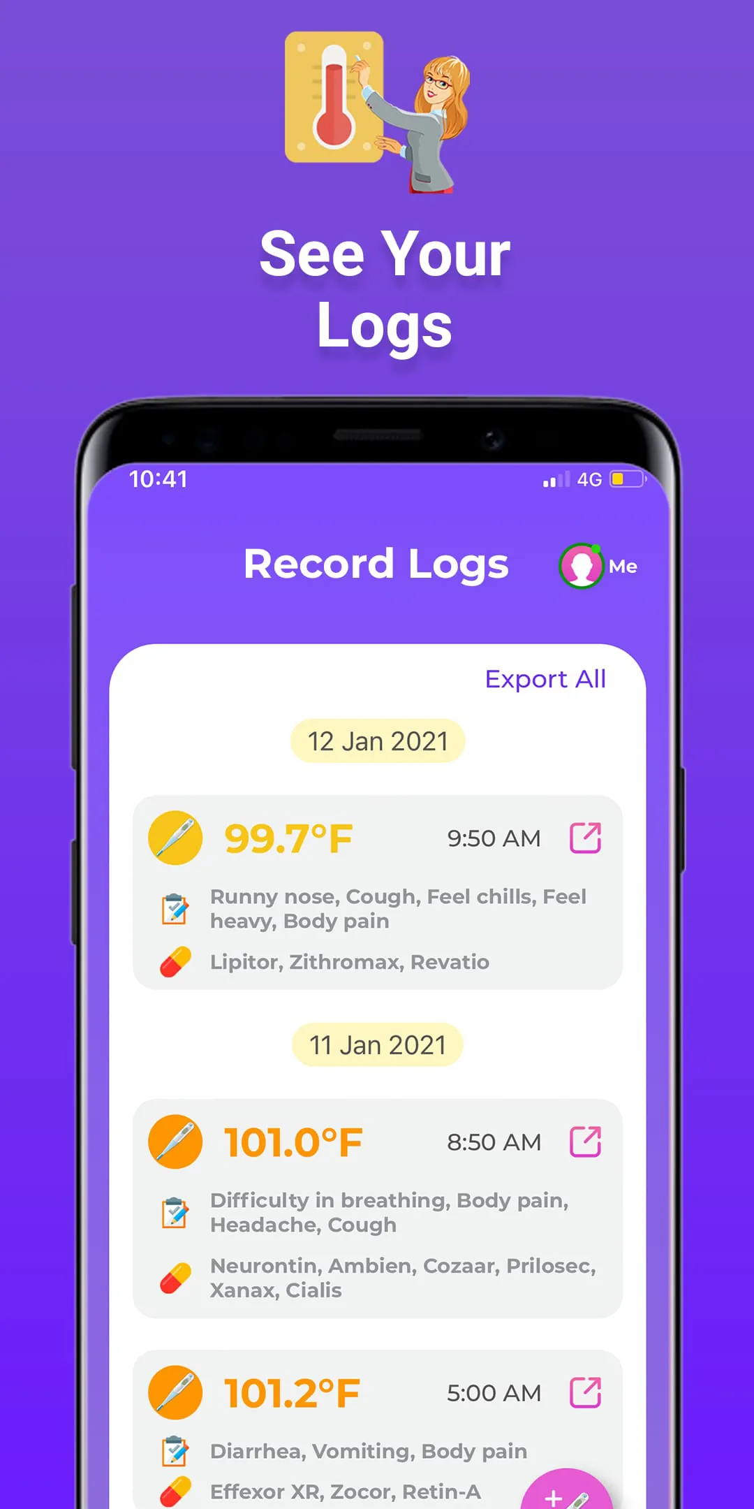 Body Temperature App