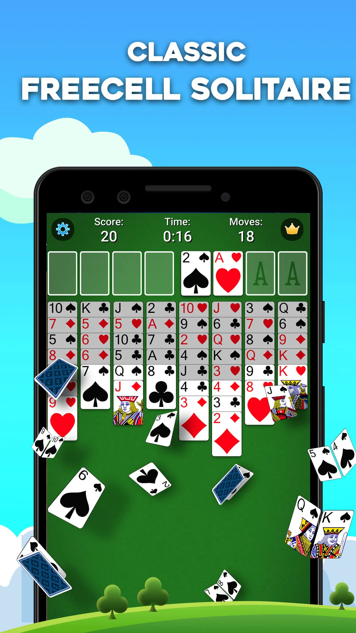 FreeCell Solitaire: Card Games