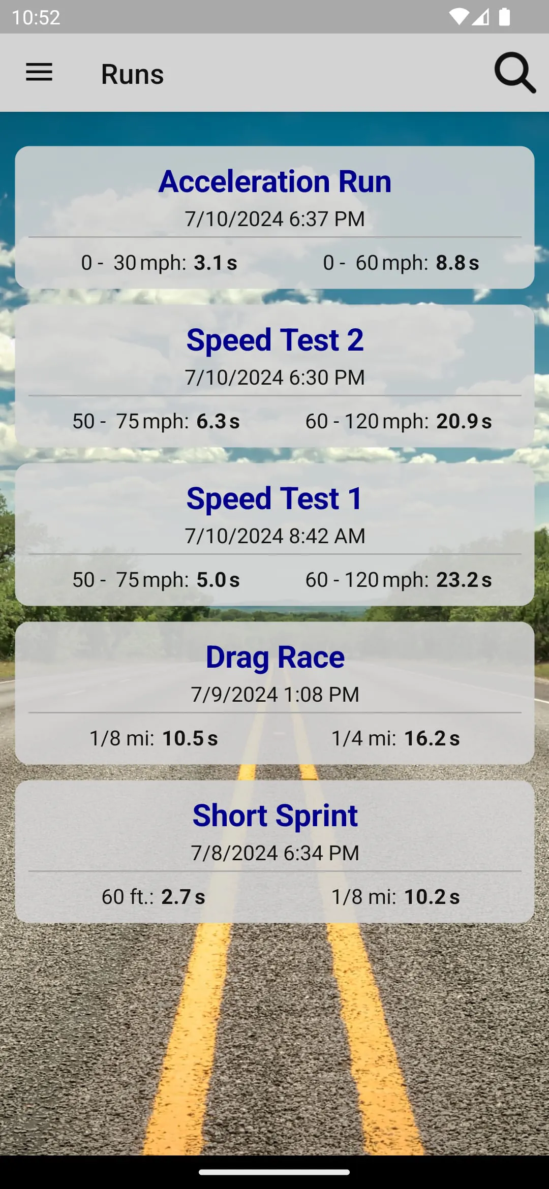GPS Race Timer