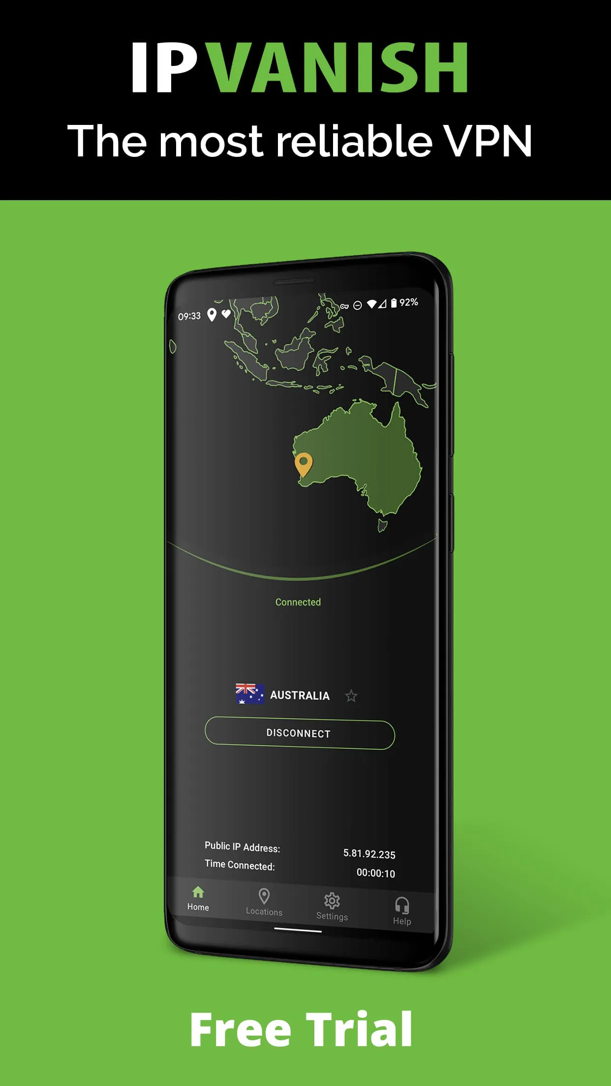 IPVanish: VPN Location Changer