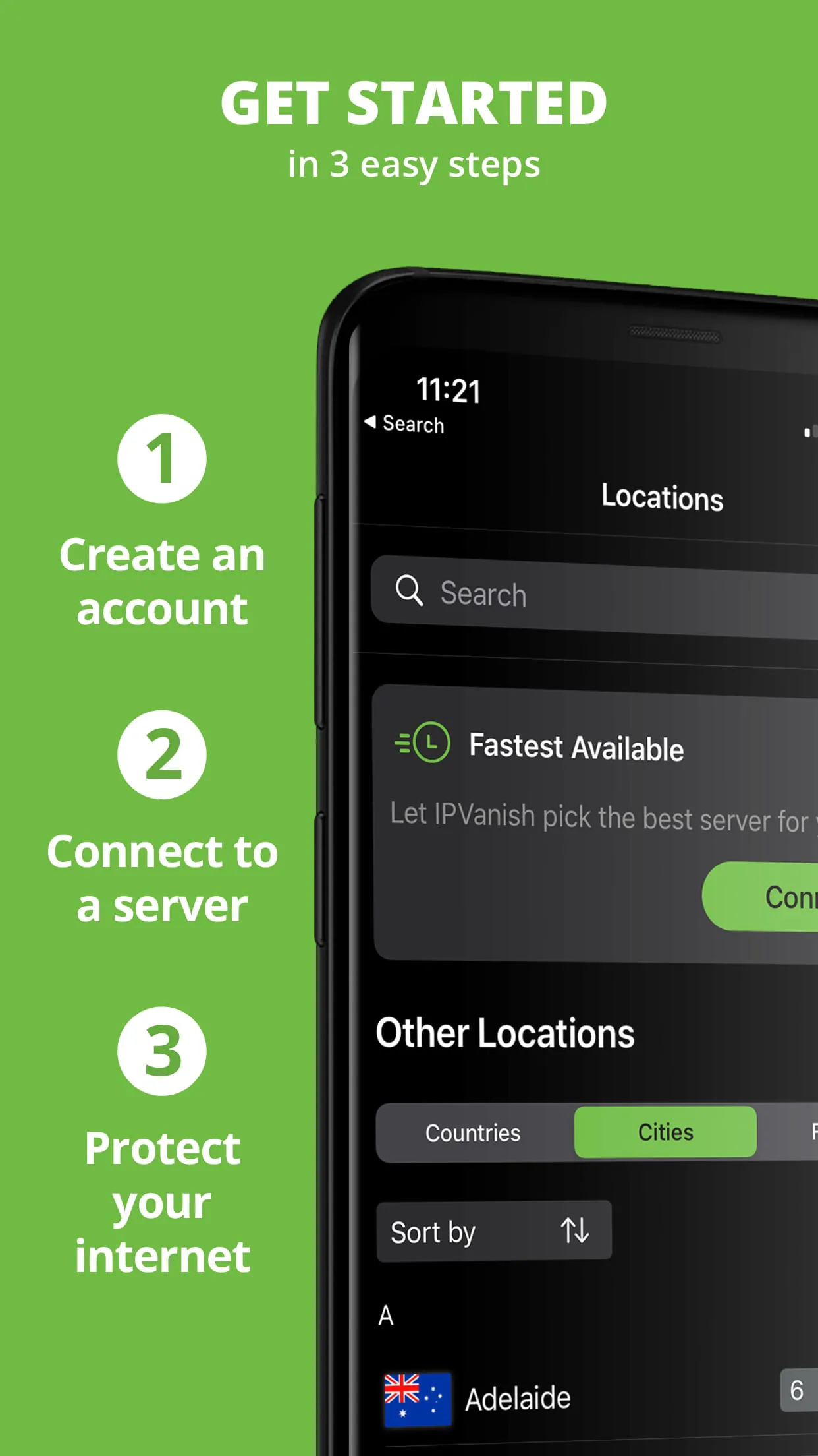 IPVanish: VPN Location Changer