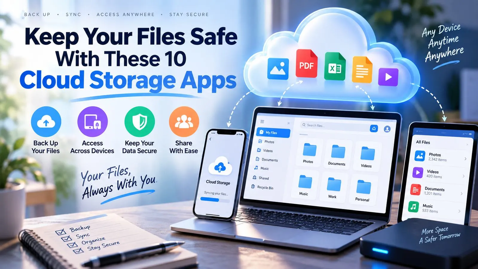 Keep Your Files Safe With These 10 Cloud Storage Apps