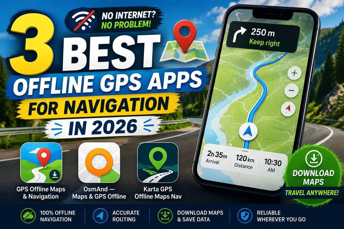 3 Best Offline GPS Apps for Navigation in 2026
