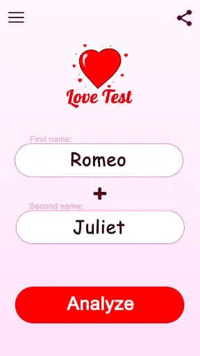 Love Test - Compatibility Test