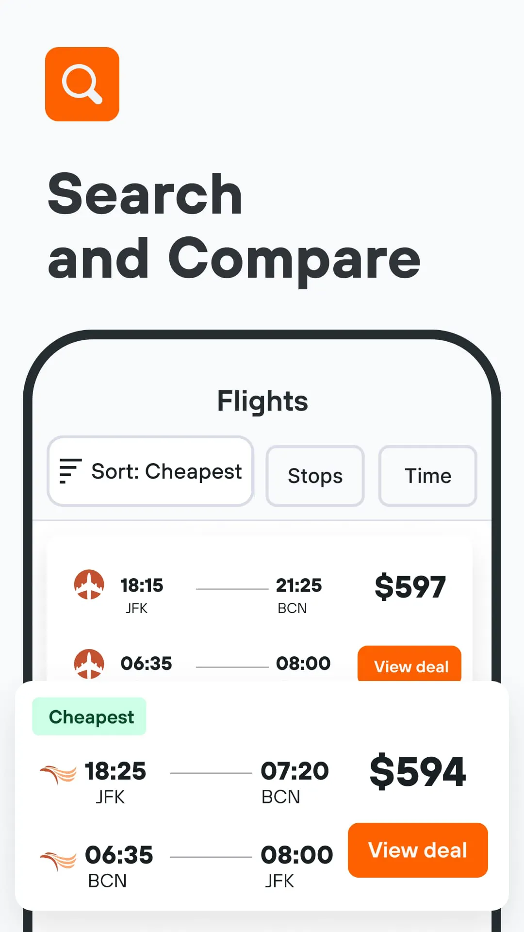 KAYAK: Flights, Hotels & Cars