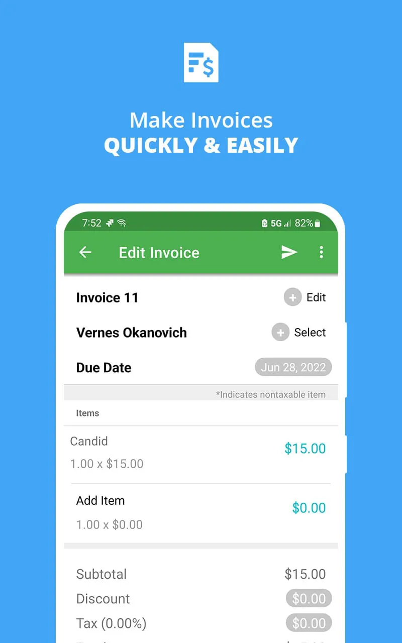Smart Invoice: Email Invoices