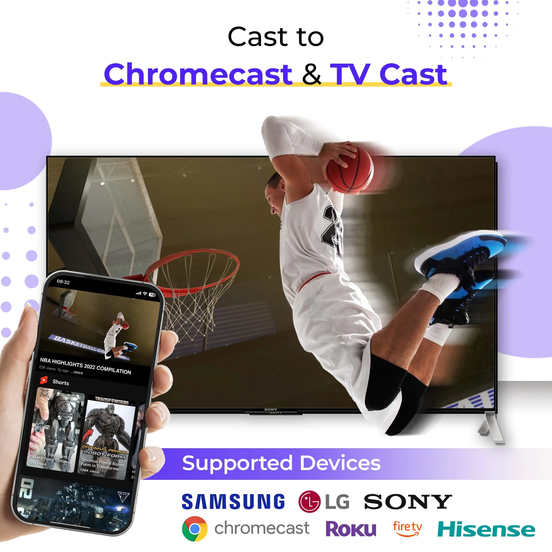 Screen Cast - Mirror For TV