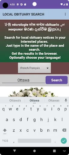 Local Obituary Search