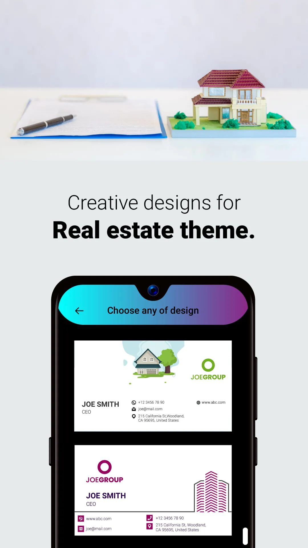 Digital Business Card-Design &