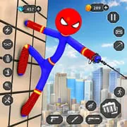 Stick Rope Hero Superhero Game