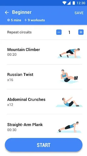 Abs Workout - 30-Day Six Pack