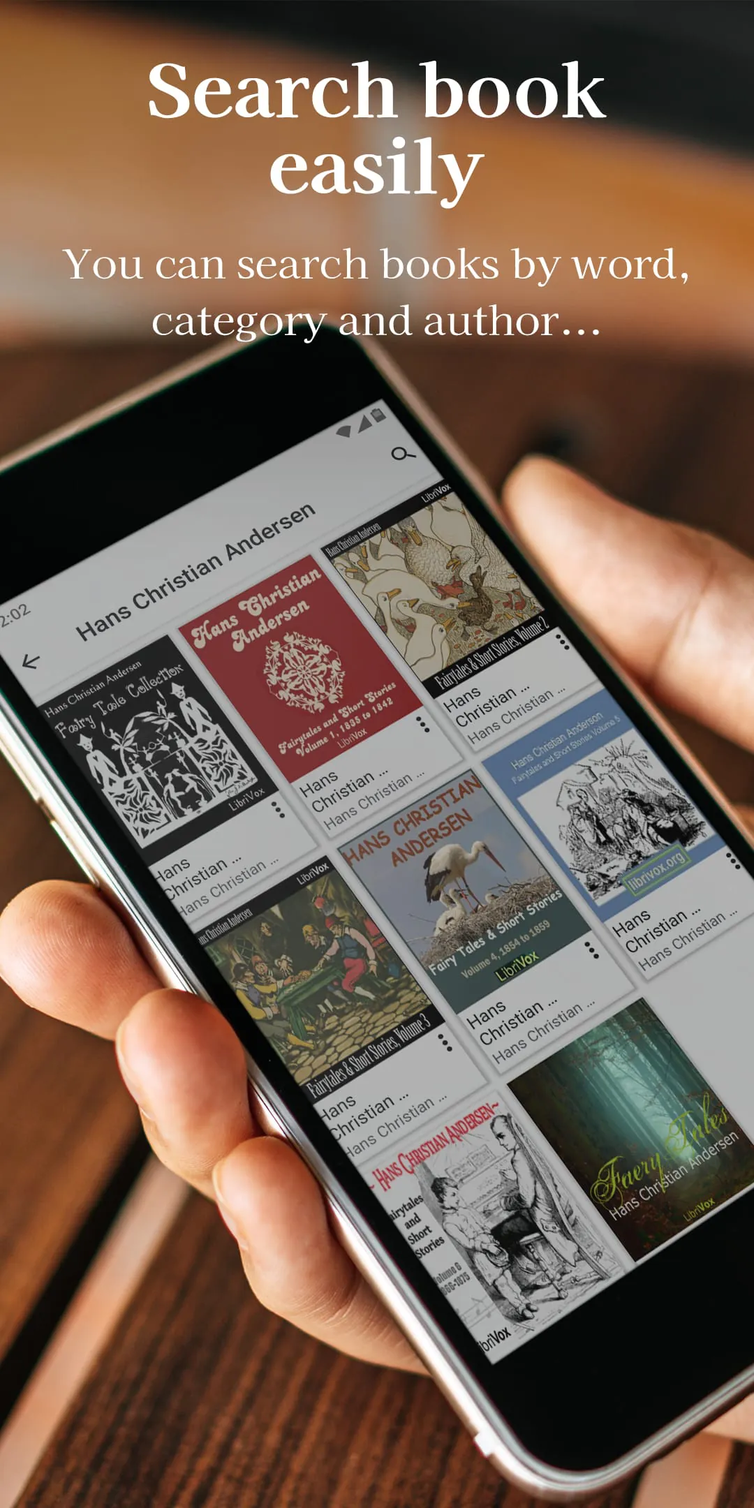 LibriVox: Audio bookshelf