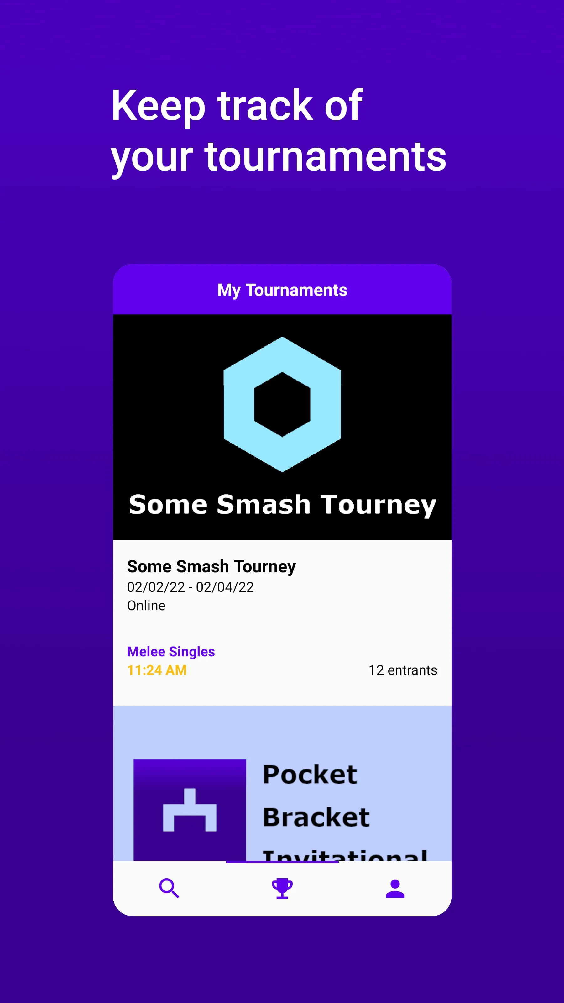 Pocket Bracket - start.gg app