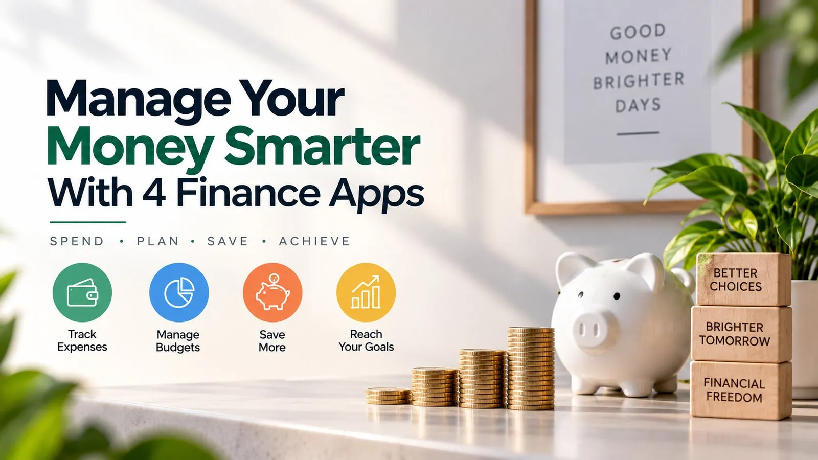 Manage Your Money Smarter With 4 Finance Apps