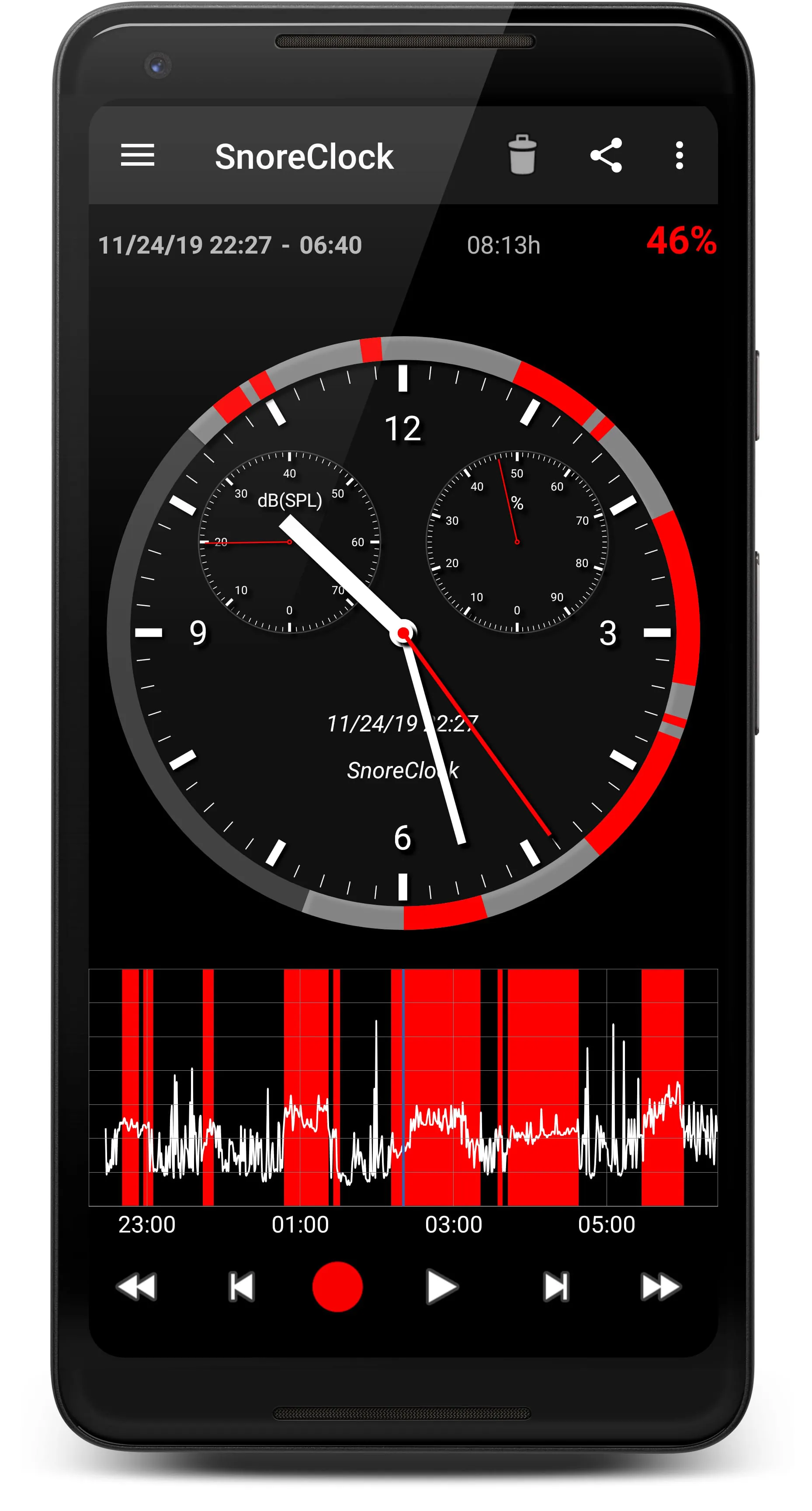 SnoreClock - Do you snore?