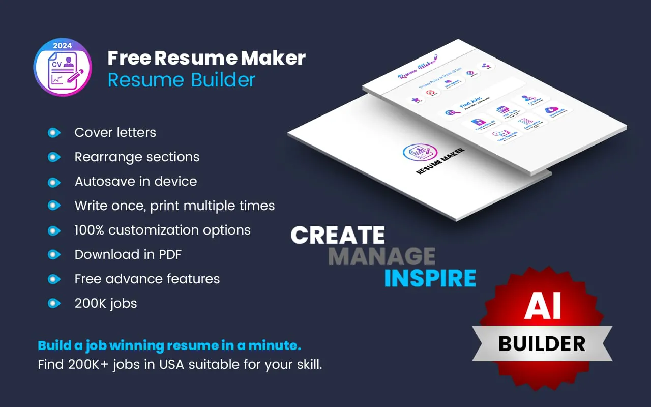 Pro Resume Builder & CV Maker